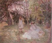 Henry Lebasques Picnic on the Grass painting
